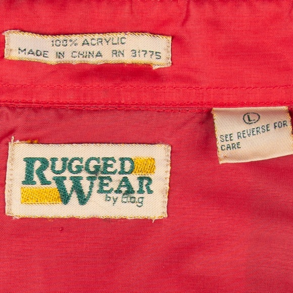 Vintage Rugged Wear Red and Black Plaid - Picture 5 of 6